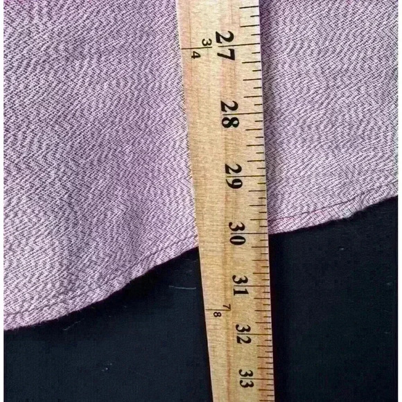 M Tailor Button Up Shirt Men's Small Red White Color Blend Button Collar XXL - Picture 4 of 6